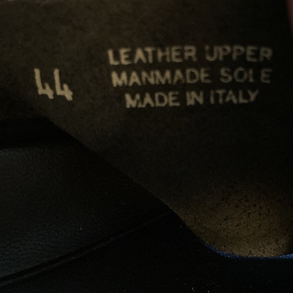 Luca del Forte men’s size 10.5 US (44 EUR) black leather sandals. Made in Italy - Picture 8 of 8